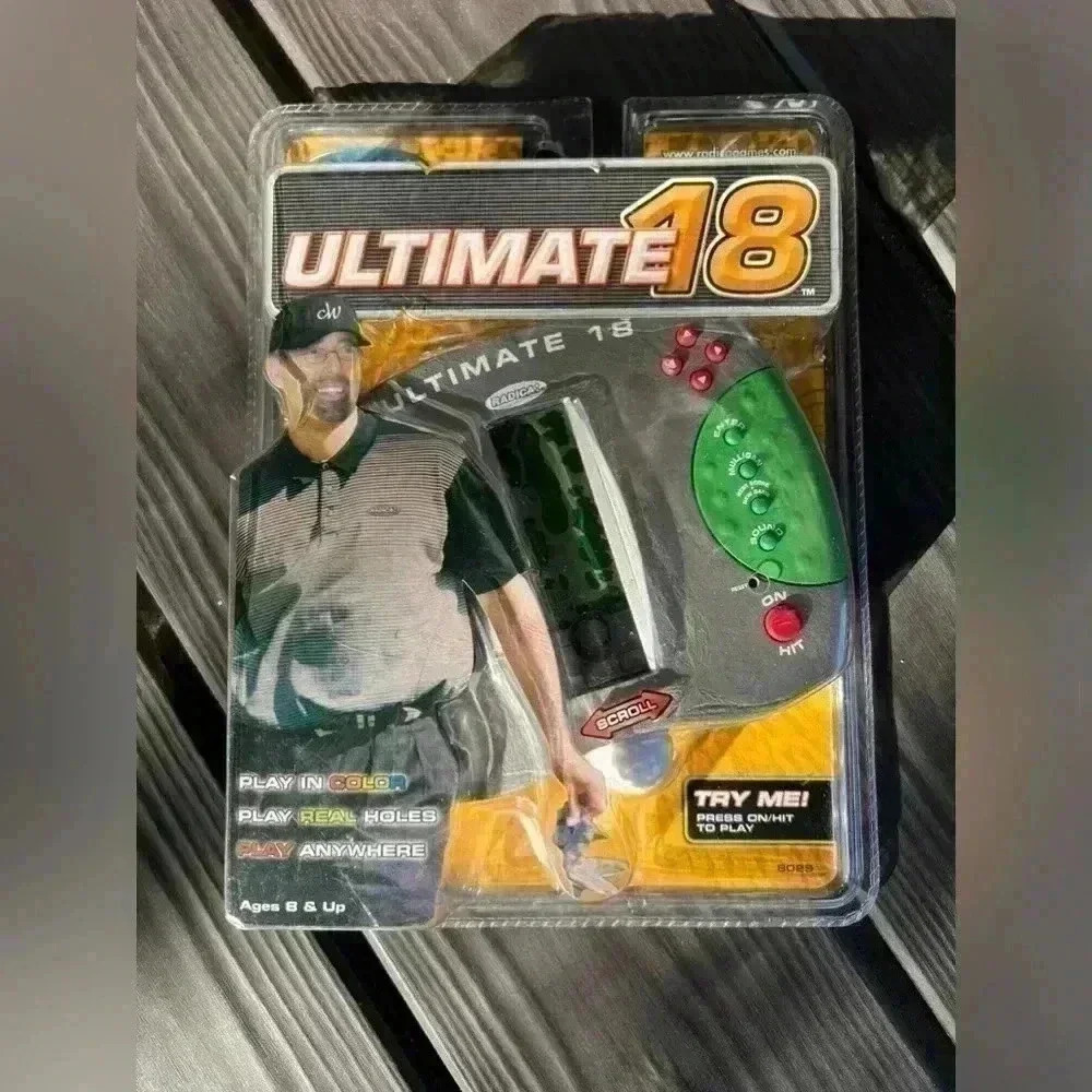 NIB 2000 Radica Ultimate 18 Handheld Golf  Electronic Game